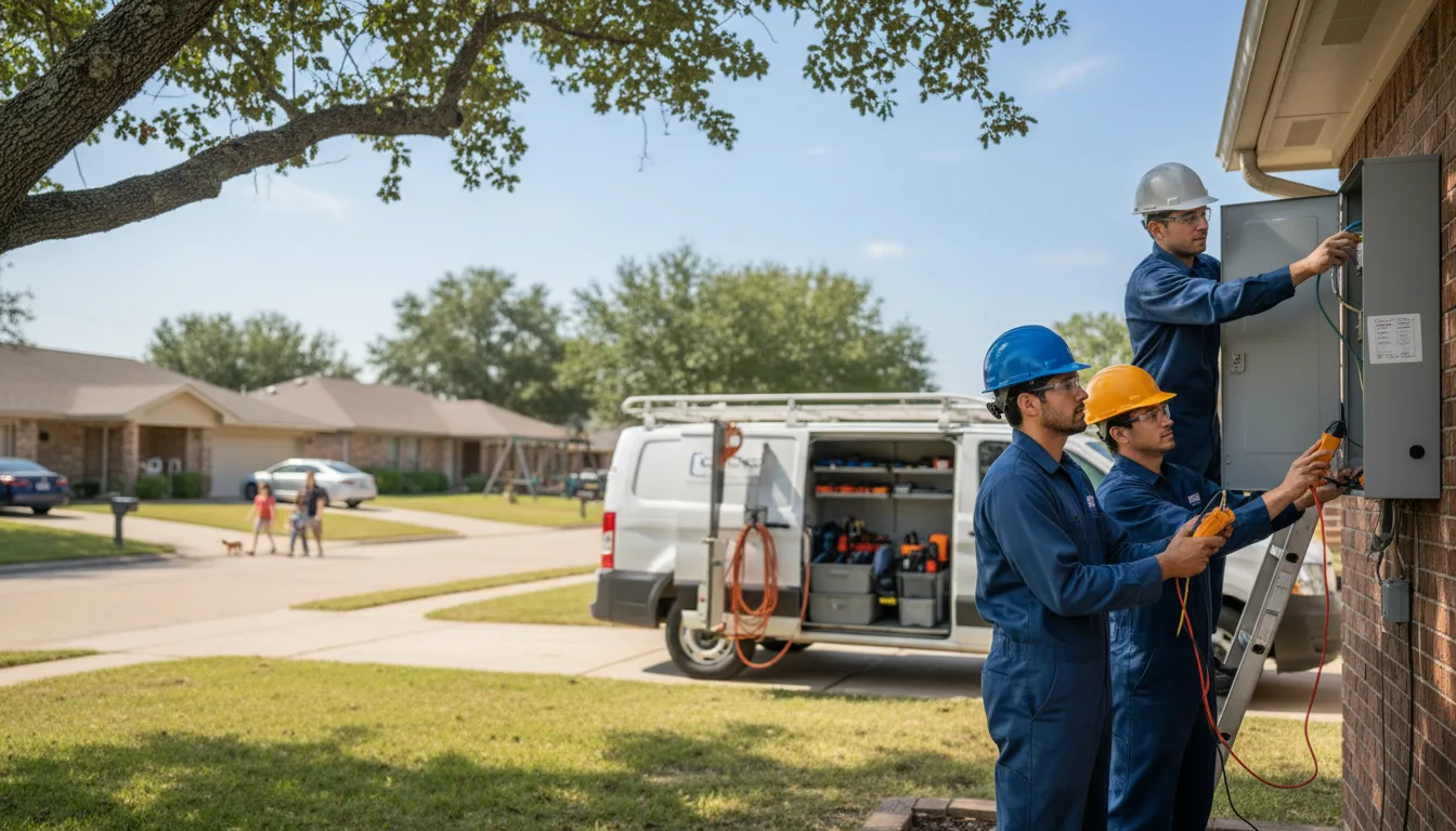 Certified electrician providing emergency electrical services in Magnolia, IA